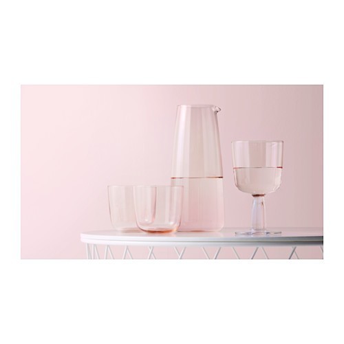 ikea pink champagne glasses